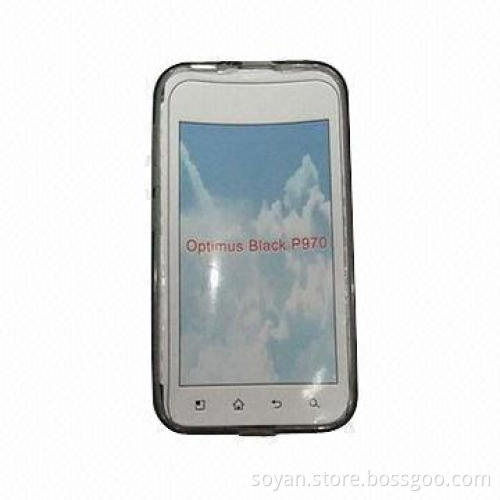 TPU Crystal Case for LG Optimus P970, Good for Protection and Wrap Around